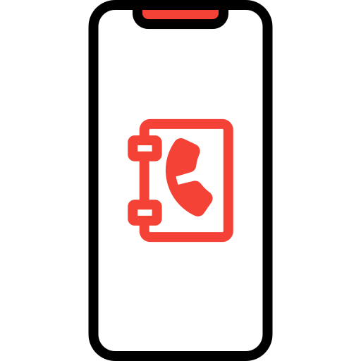 guía telefónica icono gratis
