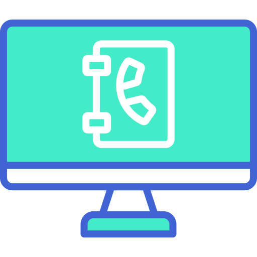 carnet de contacts Icône gratuit