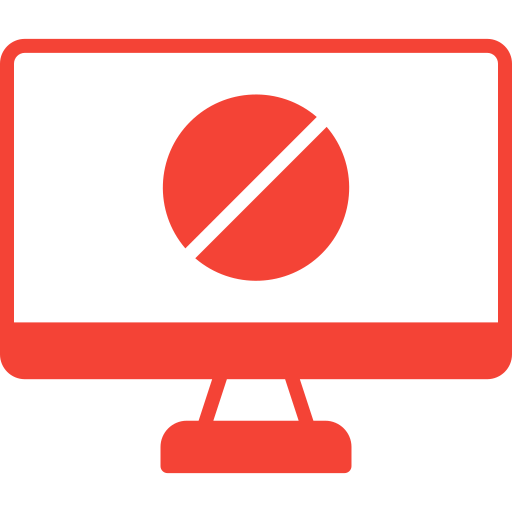 obstruido icono gratis