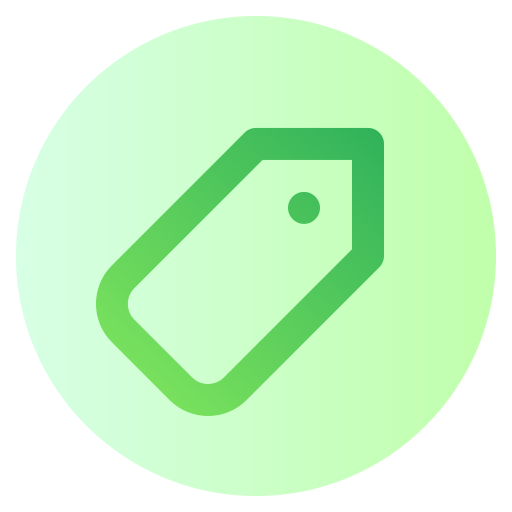 Label Generic Flat Gradient icon