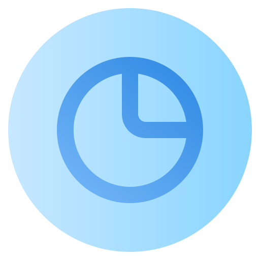 gráfico circular icono gratis