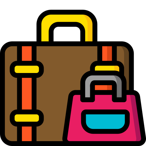 Luggage discount bag icon