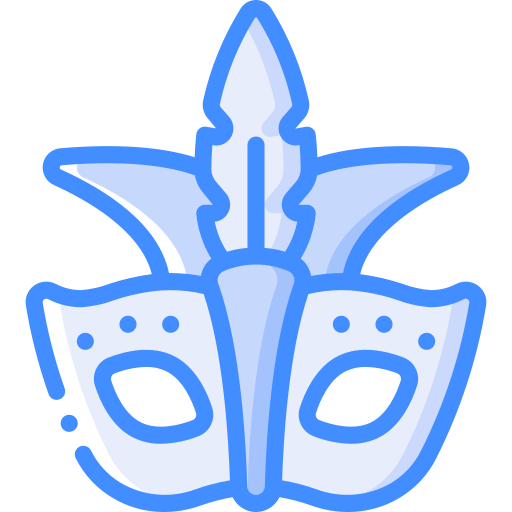 Mask Basic Miscellany Blue icon