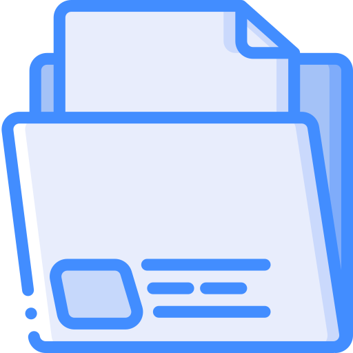 Folder Basic Miscellany Blue icon