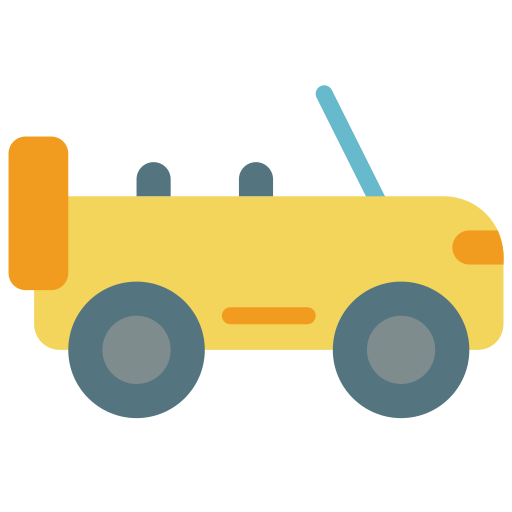 Dune buggy Basic Miscellany Flat icon