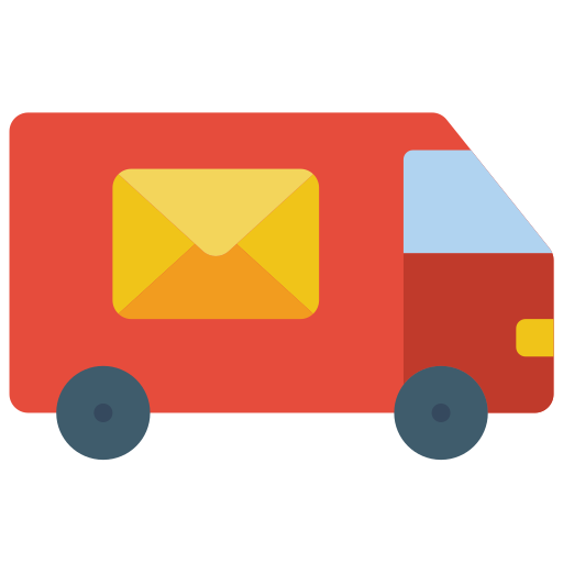 entrega postal icono gratis