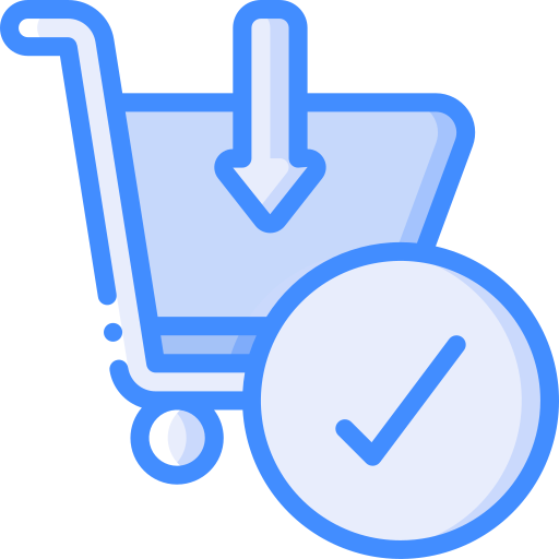 Trolley Basic Miscellany Blue icon