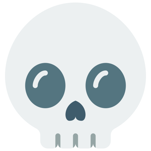 Skull Basic Miscellany Flat icon