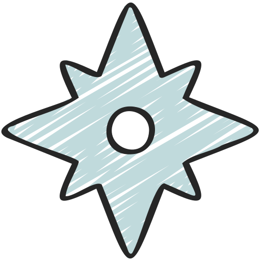 shuriken icono gratis