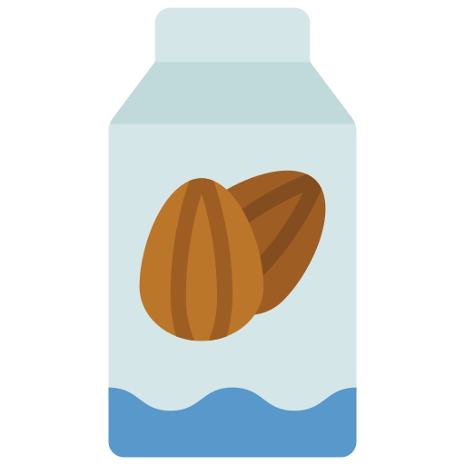 leche de almendras icono gratis