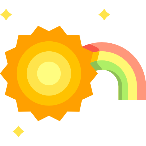 arco iris icono gratis