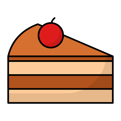 Dessert Generic Outline Color icon