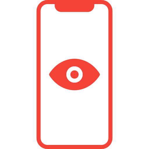 visión icono gratis