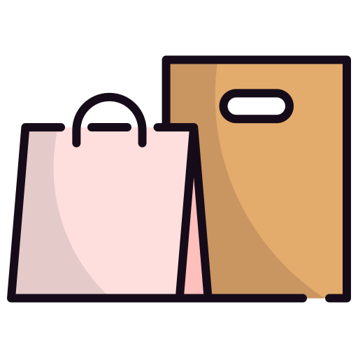 Shopping bag Generic Outline Color icon