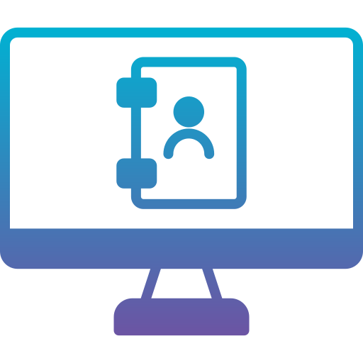 guía telefónica icono gratis