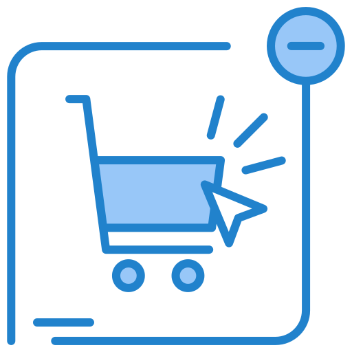 Shopping cart Generic Blue icon