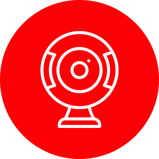 cámara web icono gratis