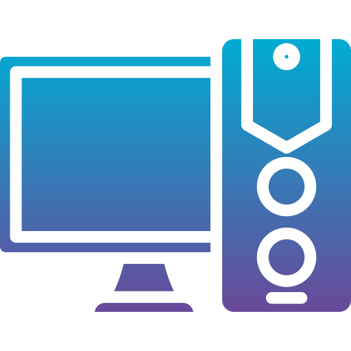 Personal computer Generic Flat Gradient icon