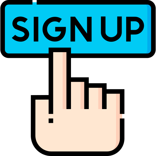 Signup free icon Signup free icon