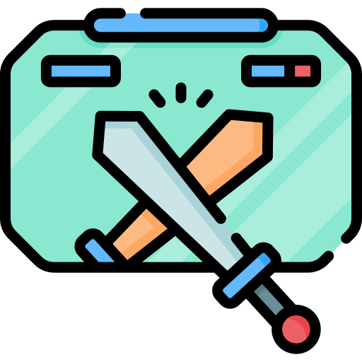 Sword Flaticons Lineal Color icon