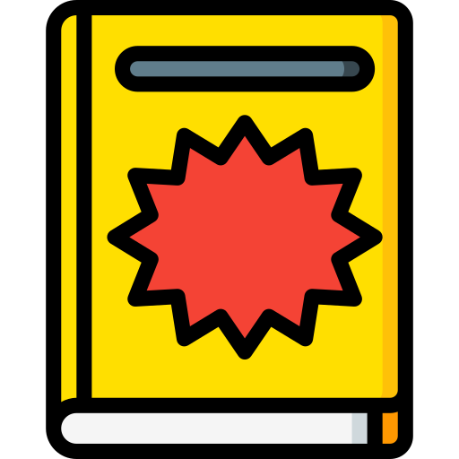 libro cómico icono gratis