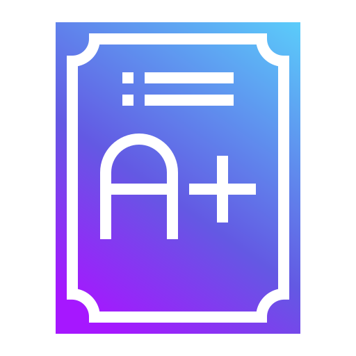 certificado icono gratis