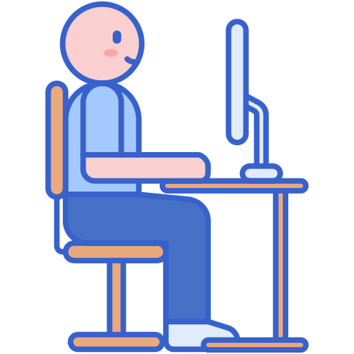 Ergonomic Flaticons Lineal Color icon