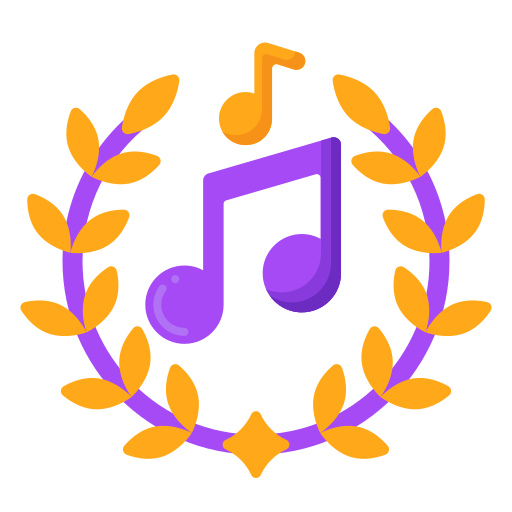 premio de música icono gratis