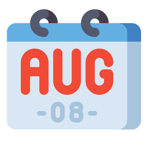 agosto icono gratis