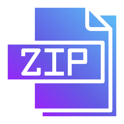 Zip file - free icon