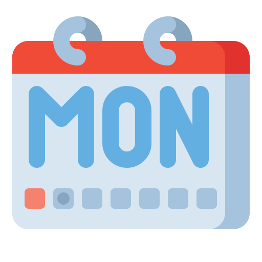 Monday Flaticons Flat icon