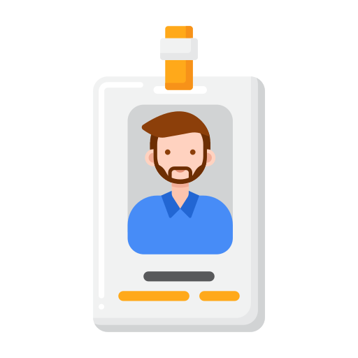 Удостоверение личности бесплатно иконка Удостоверение личности бесплатно иконка