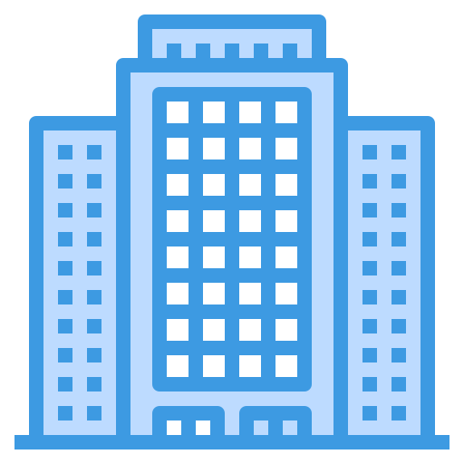 Skyscraper itim2101 Blue icon