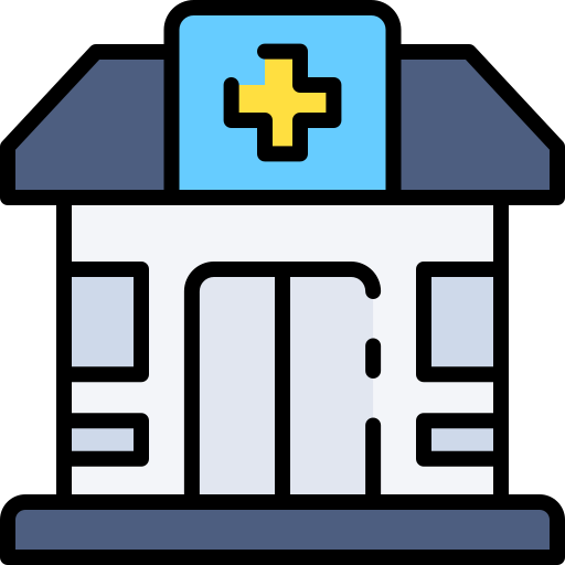 Hospital building free icon Hospital building free icon