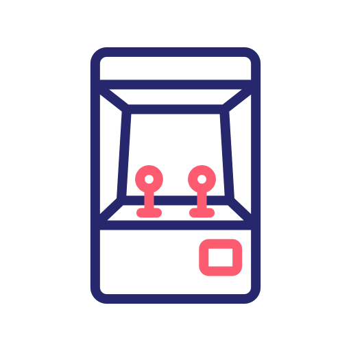 Arcade Machine Generic Outline Color Icon