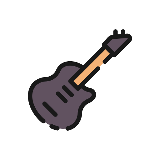 guitarra electrica icono gratis