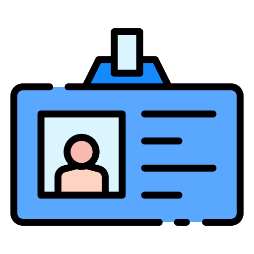 tarjeta de identificación icono gratis