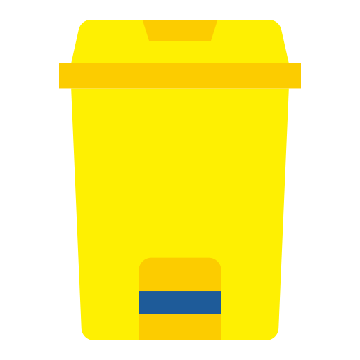 Trash Good Ware Flat icon