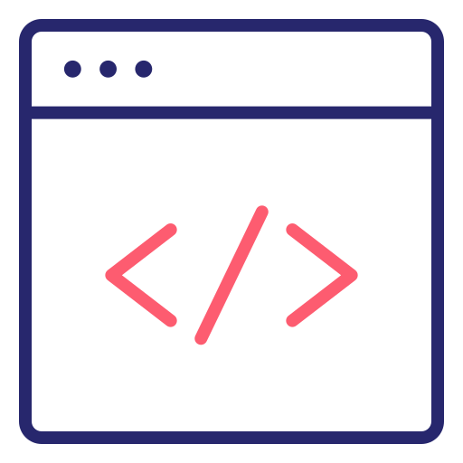 Code Generic Outline Color icon