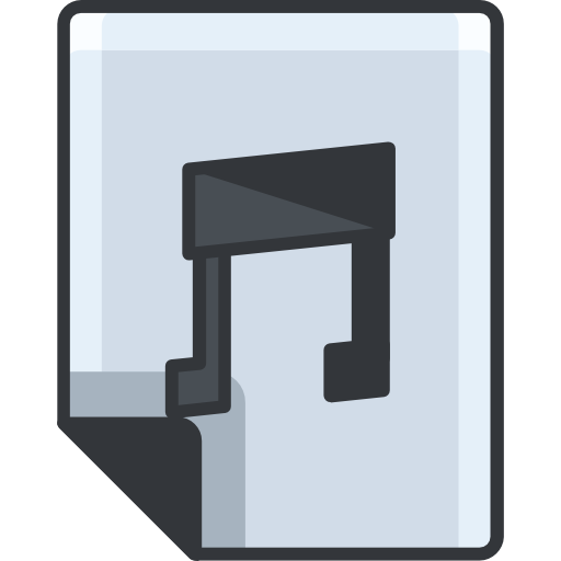 archivo de audio icono gratis