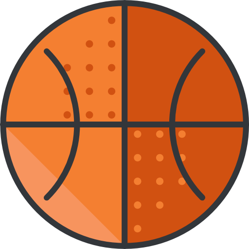 Basketball Roundicons Premium Lineal Color icon