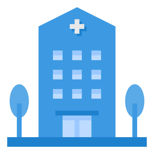 Hospital Building Itim2101 Flat Icon