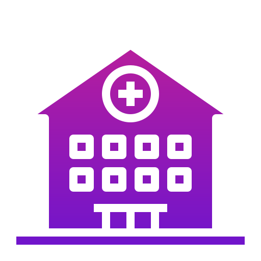 edificio del hospital icono gratis