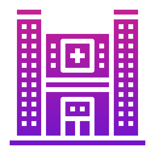 edificio del hospital icono gratis
