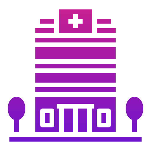 edificio del hospital icono gratis