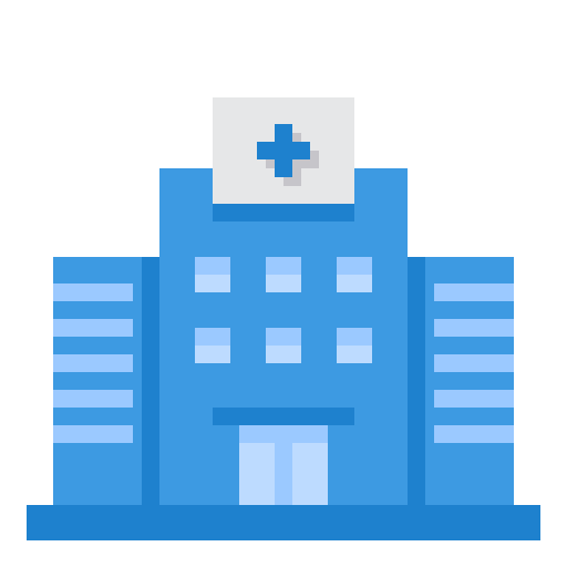 edificio del hospital icono gratis