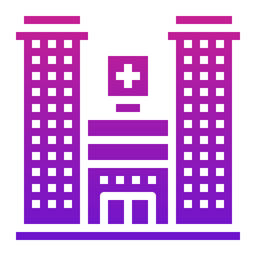 edificio del hospital icono gratis