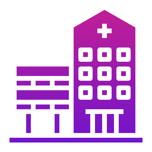 edificio del hospital icono gratis