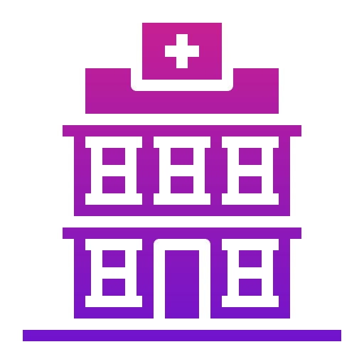 edificio del hospital icono gratis