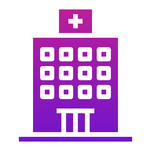 edificio del hospital icono gratis